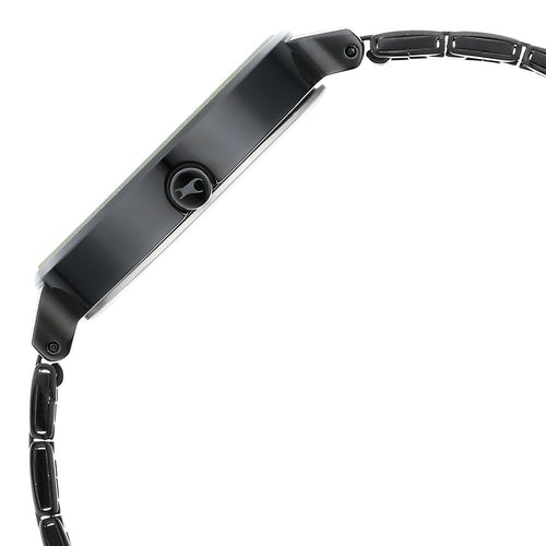 Fastrack Stunners Quartz Analog Black Dial Metal Strap Watch for Girls NS6265NM01