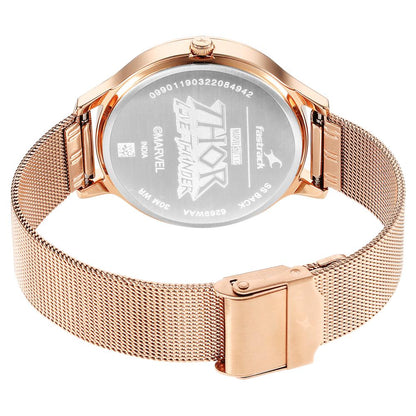 Fastrack Thor Quartz Analog Silver Dial Stainless Steel Strap Watch for Girls NT6269WM01