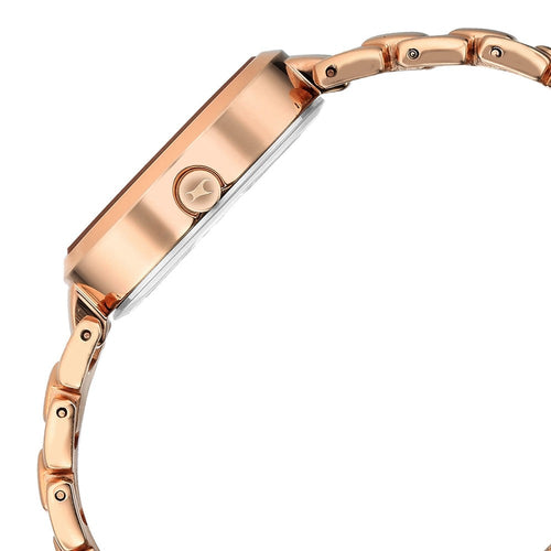 Fastrack Uptown Retreat Quartz Analog Pink Dial Metal Strap Watch for Girls NU6277WM01