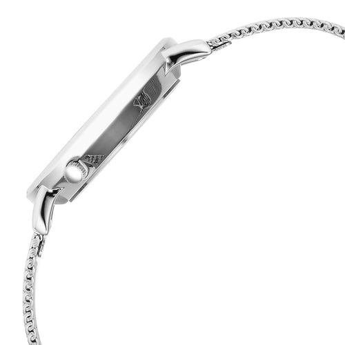 Fastrack Stunners X Quartz Analog Pink Dial Stainless Steel Strap Watch For Girls 68044SM02