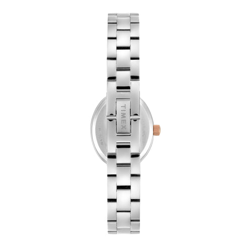 Timex Oval 23mm Aqua Dial Analog Women Watch - TWEL27201