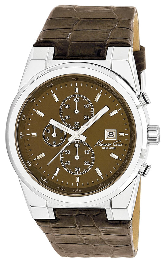 Kenneth Cole Dress Sport Analog Brown Dial Men's Watch-KC1766