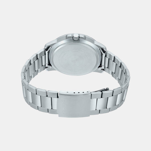 Enticer Men Quartz Black Dial Analog Stainless Steel Watch A1362