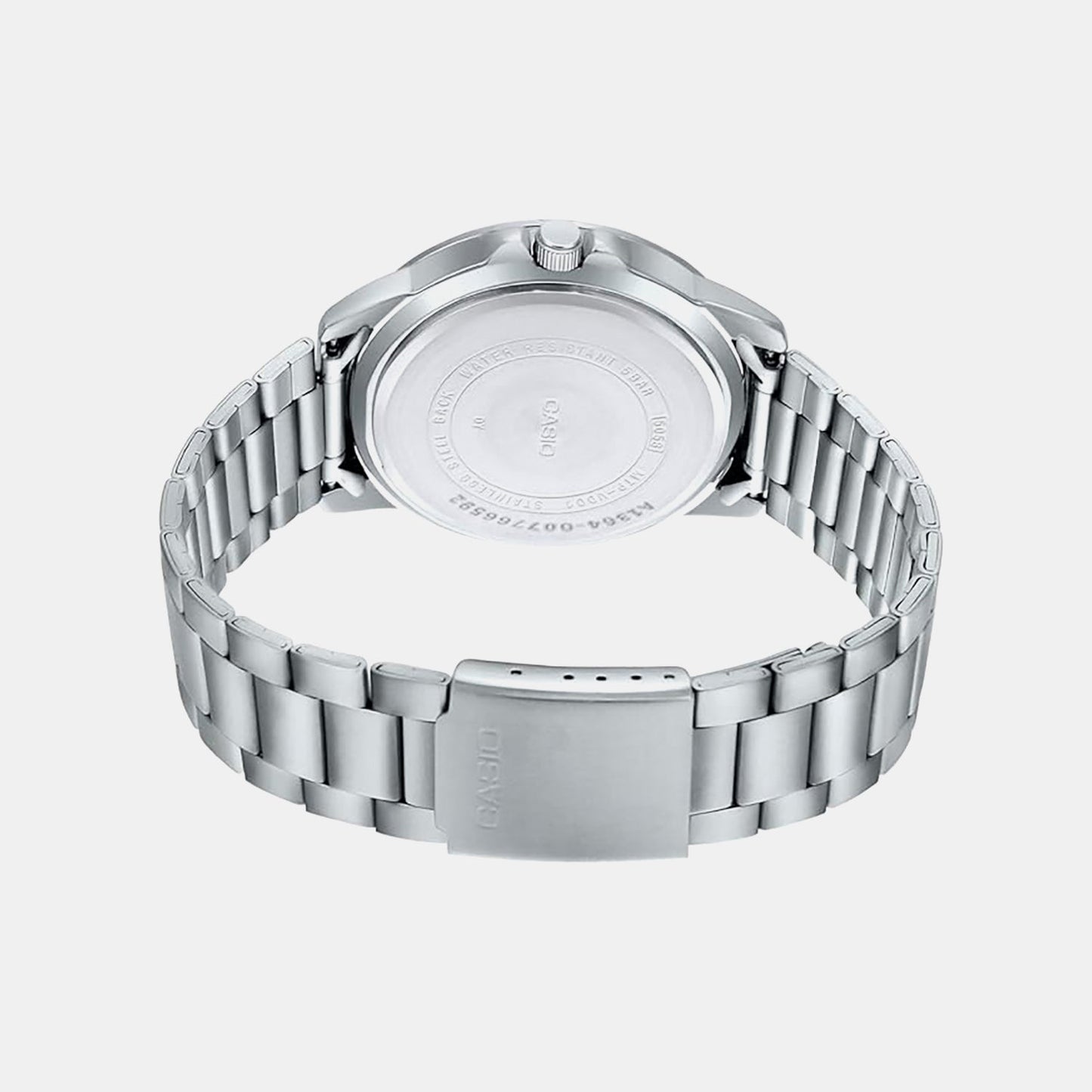 Enticer Men Quartz Blue Dial Analog Stainless Steel Watch A1364
