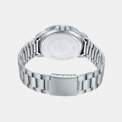 Enticer Men Quartz Blue Dial Analog Stainless Steel Watch A1364