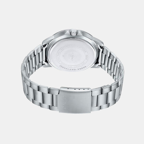 Enticer Men Quartz Blue Dial Analog Stainless Steel Watch A1364