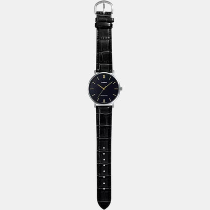 Enticer Men Quartz Black Dial Analog Leather Watch A1615