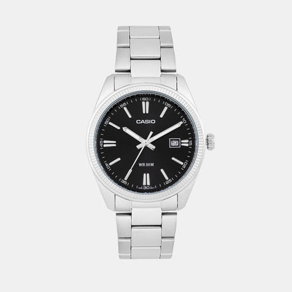Enticer Men Quartz Black Dial Analog Stainless Steel Watch A2226