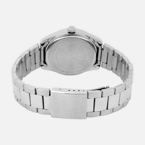 Enticer Men Quartz Pink Dial Analog Stainless Steel Watch A2395