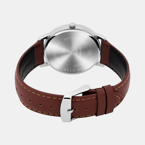 Enticer Men Quartz Green Dial Analog Leather Watch A2438