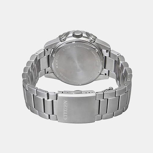 Men Quartz Blue Dial Chronograph Stainless Steel Watch AI7001-81L