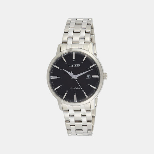 Men Quartz Black Dial Analog Stainless Steel Watch BM7460-88E
