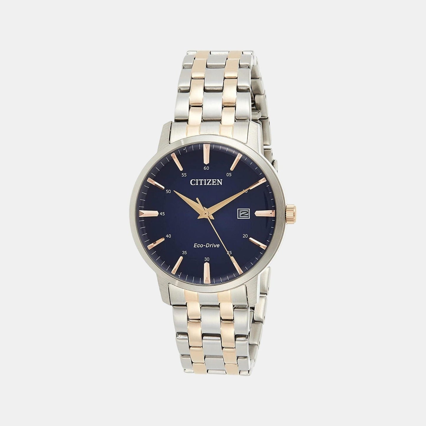 Men Quartz Blue Dial Analog Stainless Steel Watch BM7466-81L