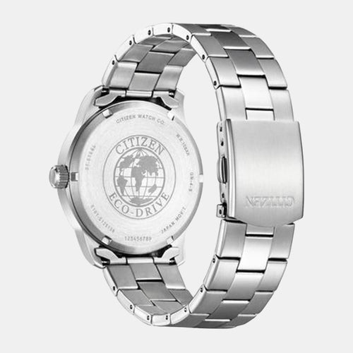 Men Quartz White Dial Analog Stainless Steel Watch BM8550-81A