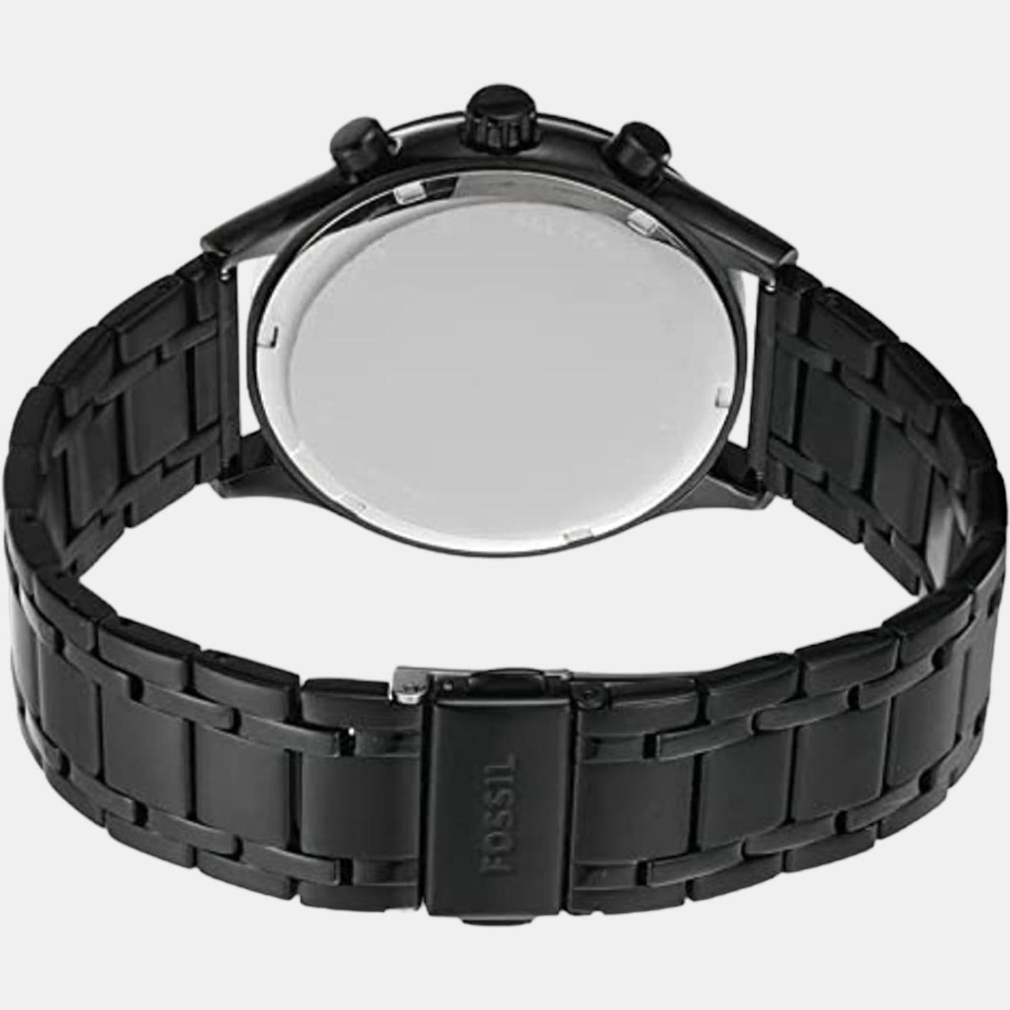 Fenmore Men Quartz Black Dial Chronograph Stainless Steel Watch BQ2365