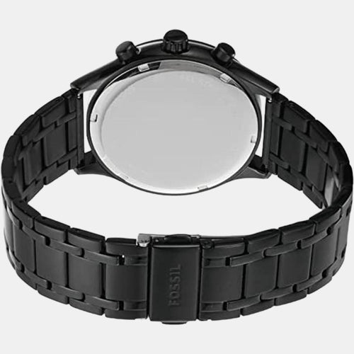 Fenmore Men Quartz Black Dial Chronograph Stainless Steel Watch BQ2365