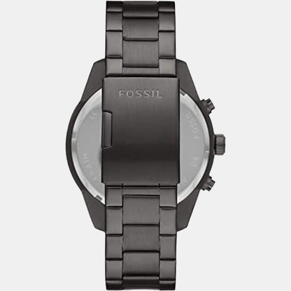 Brox Men Quartz Grey Dial Multi-Function Stainless Steel Watch BQ2533