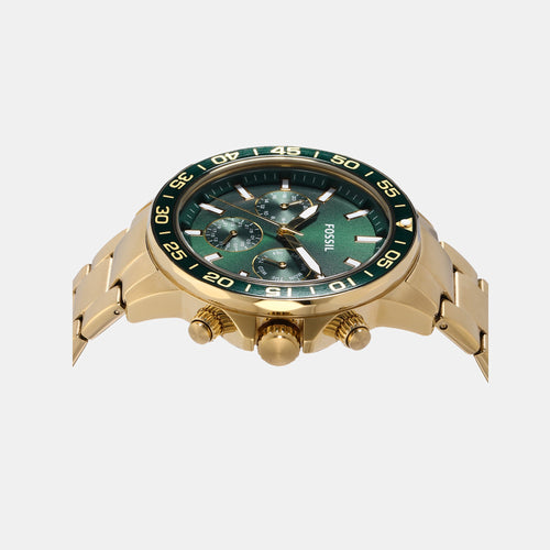 Bannon Couple Quartz Green Dial Multi-Function Stainless Steel Watch BQ2754SET