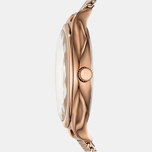 Laney Women Quartz Pink Dial Analog Mesh Watch BQ3392