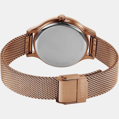 Laney Women Quartz Pink Dial Analog Mesh Watch BQ3392