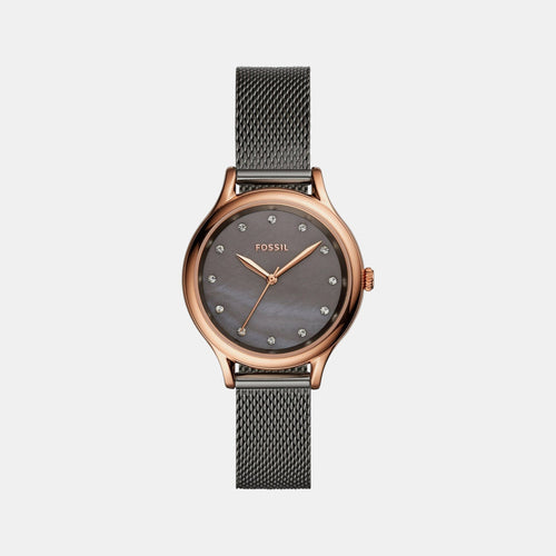 Laney Women Quartz Mother Of Pearl Dial Analog Mesh Watch BQ3393
