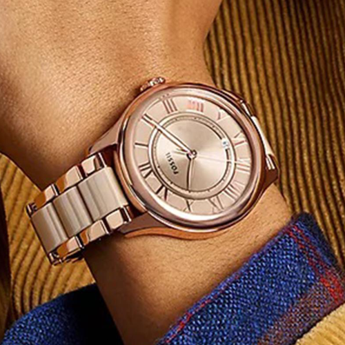 Gilmore Women Quartz Pink Dial Analog Ceramic Watch CE1133