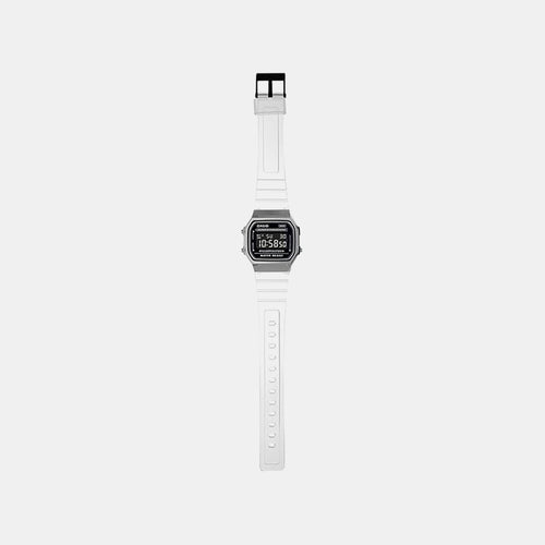 Vintage Unisex Quartz Black Dial Digital Resin Watch D306