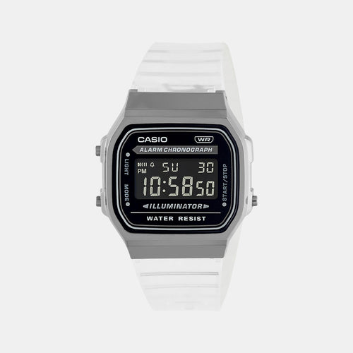 Vintage Unisex Quartz Black Dial Digital Resin Watch D306