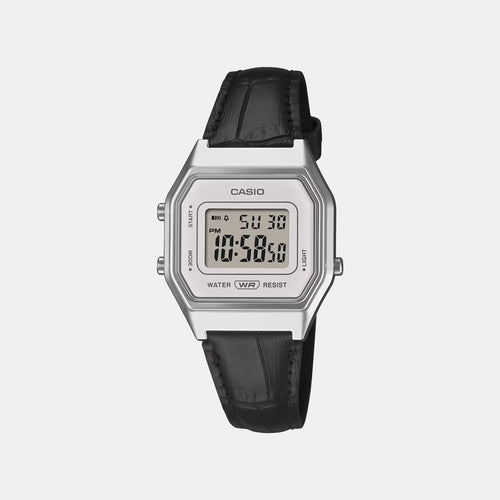 Classics Men Quartz White Dial Digital Stainless Steel Watch D423