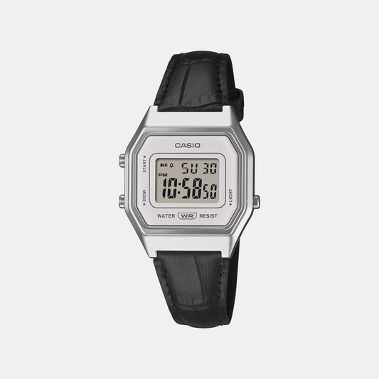 Classics Men Quartz White Dial Digital Stainless Steel Watch D423