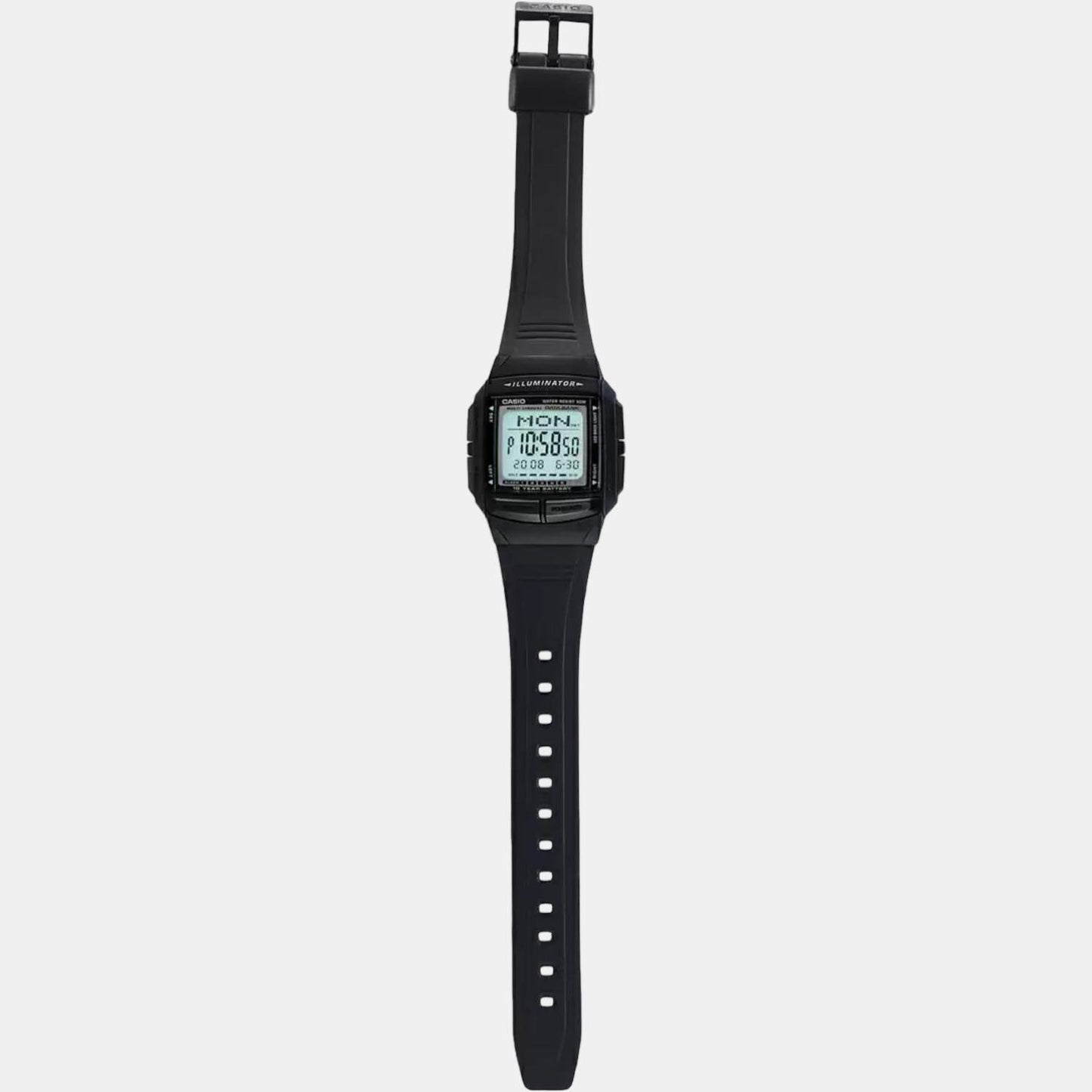 Vintage Unisex Quartz Black Dial Digital Resin Watch DB23