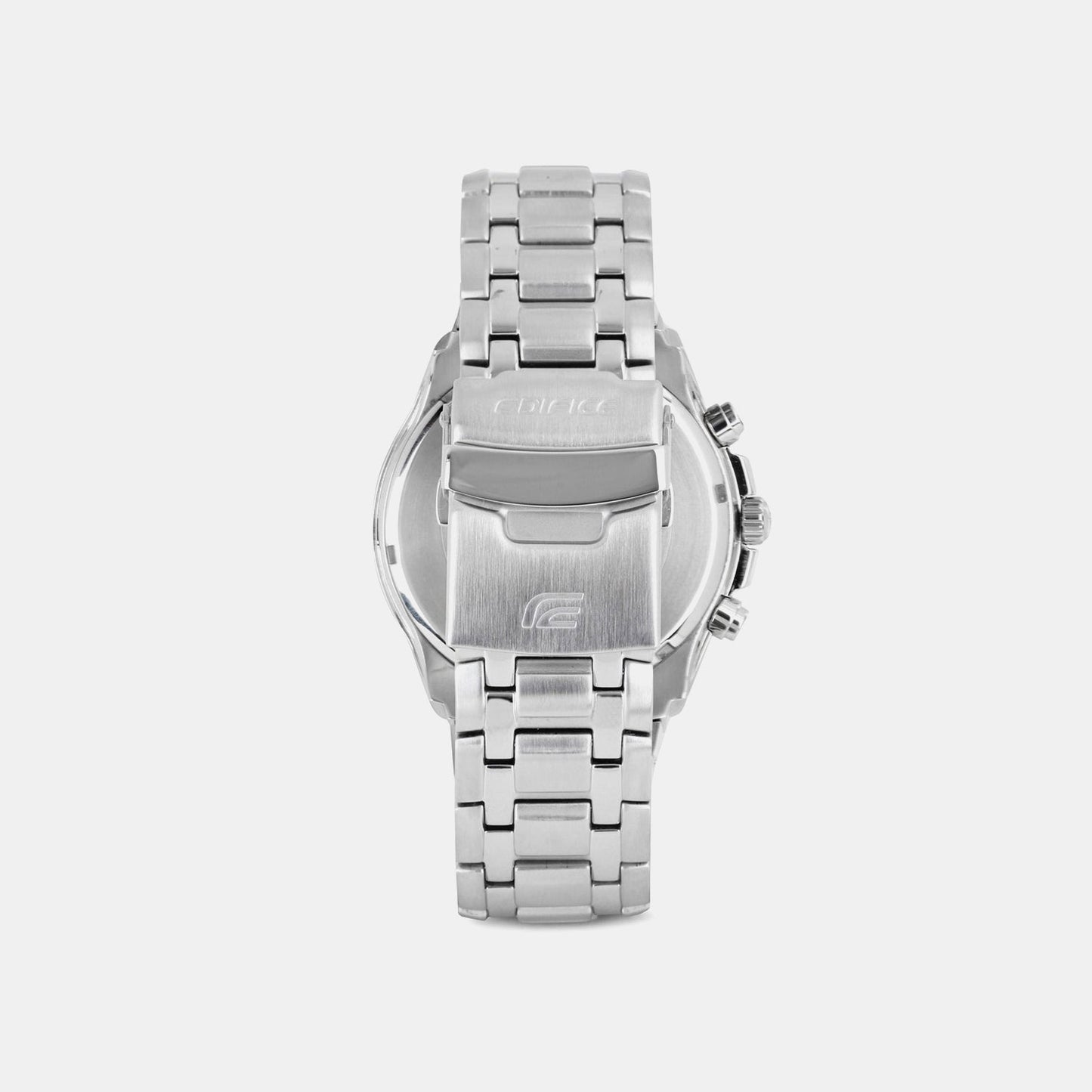 Edifice Men Quartz Black Dial Chronograph Stainless Steel Watch ED369