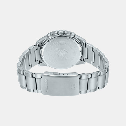 Edifice Men Quartz Red Dial Chronograph Stainless Steel Watch ED569