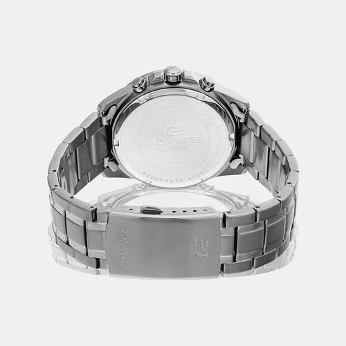Edifice Men Quartz Grey Dial Chronograph Stainless Steel Watch ED622