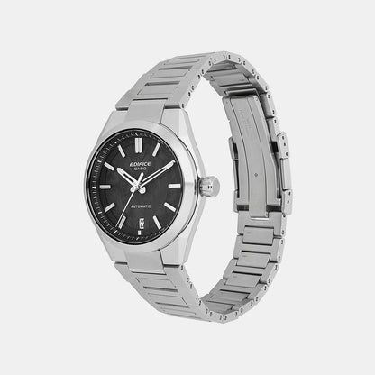 Edifice Men Automatic Black Dial Analog Stainless Steel Watch ED669