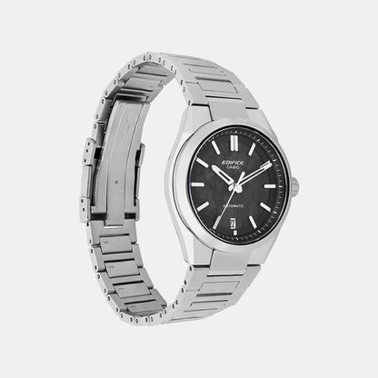Edifice Men Automatic Black Dial Analog Stainless Steel Watch ED669