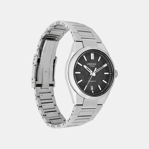 Edifice Men Automatic Black Dial Analog Stainless Steel Watch ED669