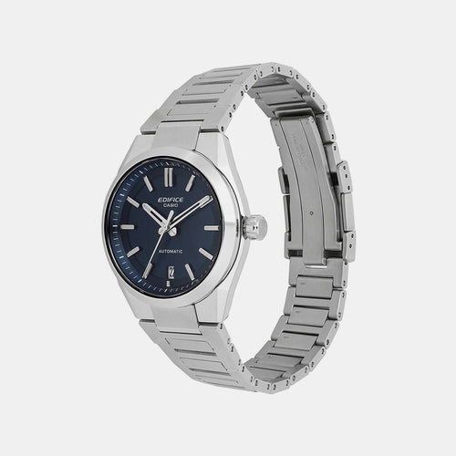 Edifice Men Automatic Blue Dial Analog Stainless Steel Watch ED670