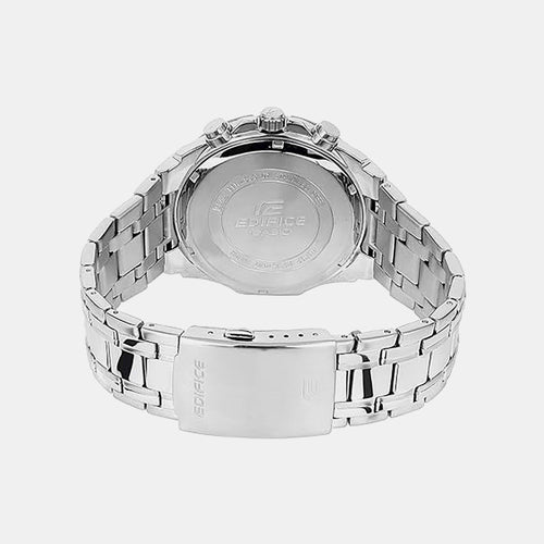 Edifice Men Quartz Grey Dial Chronograph Stainless Steel Watch ED676