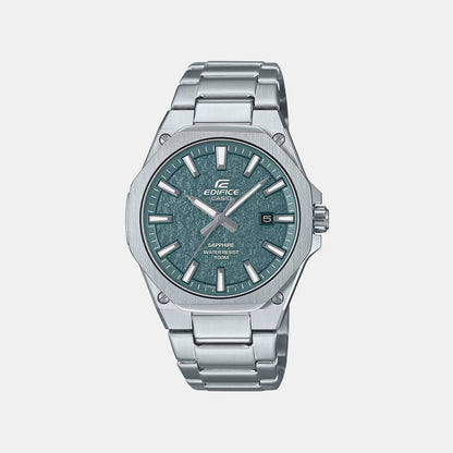 Edifice Men Quartz Green Dial Analog Stainless Steel Watch ED678