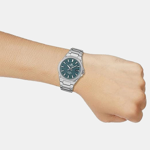 Edifice Men Quartz Green Dial Analog Stainless Steel Watch ED678