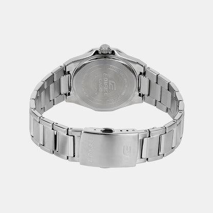 Edifice Men Quartz Grey Dial Analog Stainless Steel Watch ED679
