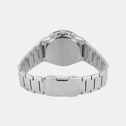Edifice Men Quartz Green Dial Analog Stainless Steel Watch ED681