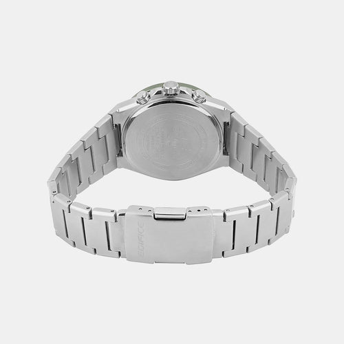 Edifice Men Quartz Green Dial Analog Stainless Steel Watch ED681