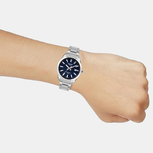 Edifice Men Quartz Blue Dial Analog Stainless Steel Watch ED684