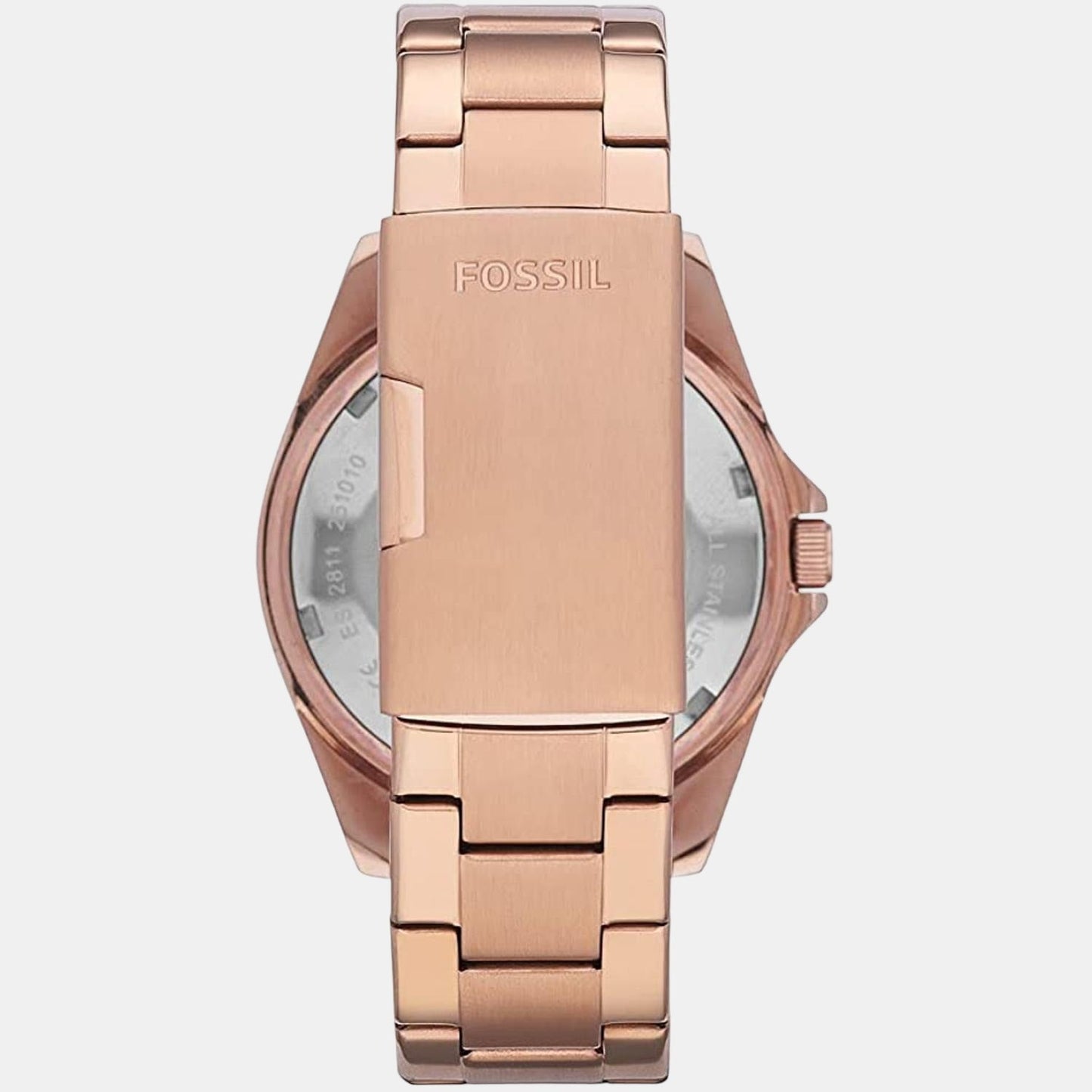 Riley Women Quartz Pink Dial Chronograph Stainless Steel Watch ES2811