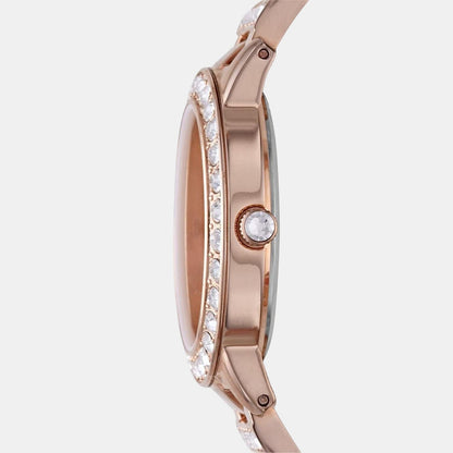 Jesse Women Quartz Pink Dial Analog Stainless Steel Watch ES3020