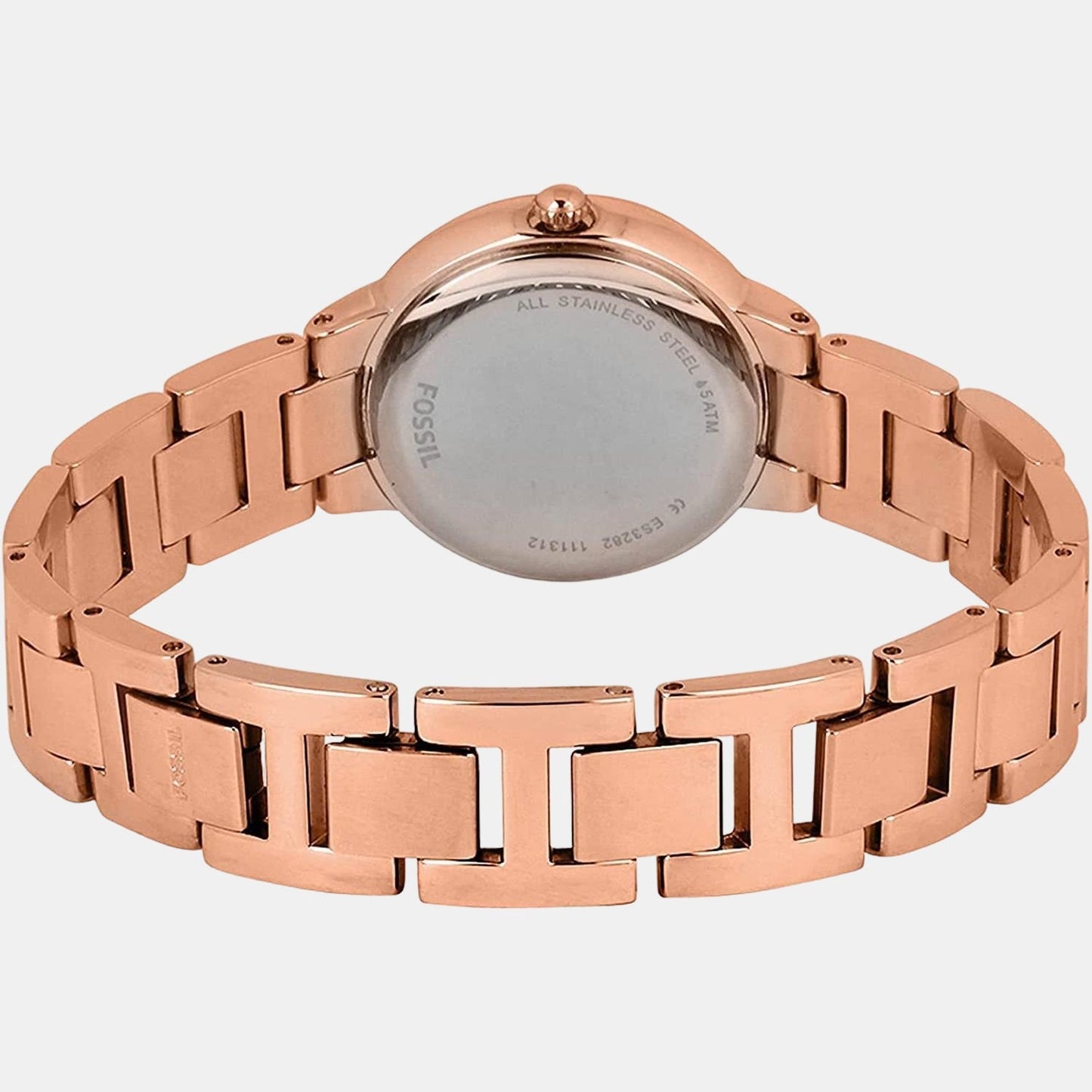 Virginia Women Quartz Silver Dial Analog Stainless Steel Watch ES3284