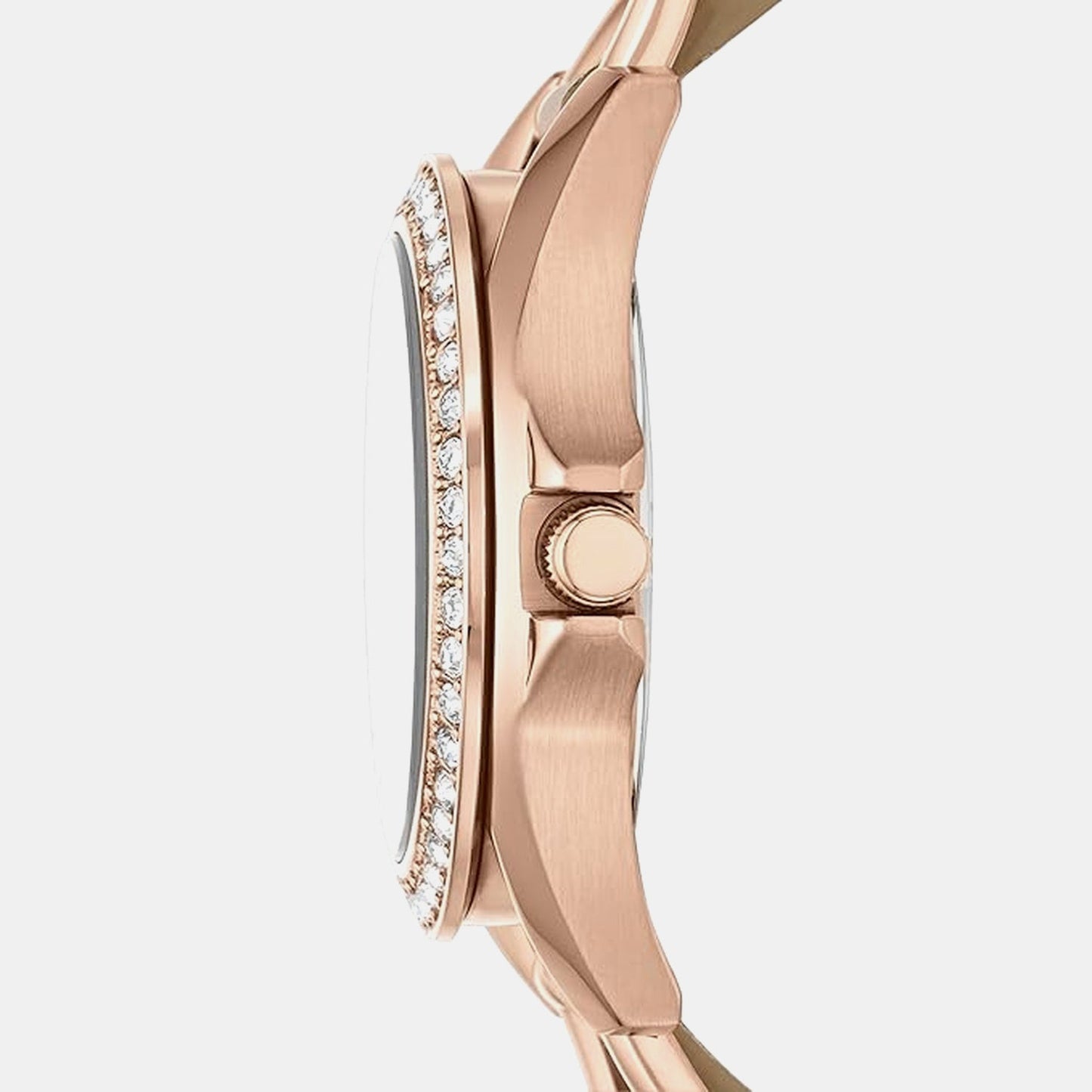 Riley Women Quartz Beige Dial Multi-Function Leather Watch ES3466