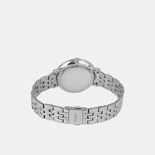Jacqueline Women Quartz Silver Dial Analog Stainless Steel Watch ES3545
